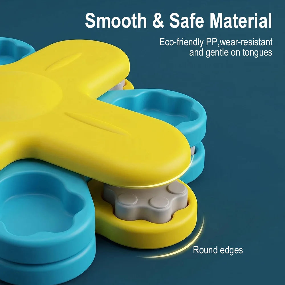 Dog Puzzle Toy Slow Feeder Interactive Treat Dispenser Pet Training Game Toy for Dogs Cats Self Play Entertainment