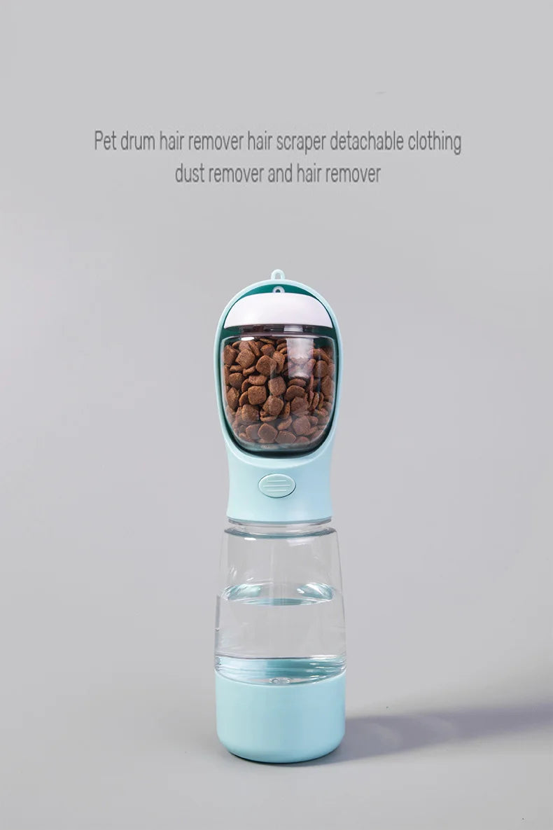 3-in-1 Dog Travel Bottle – Water, Food & Bowl