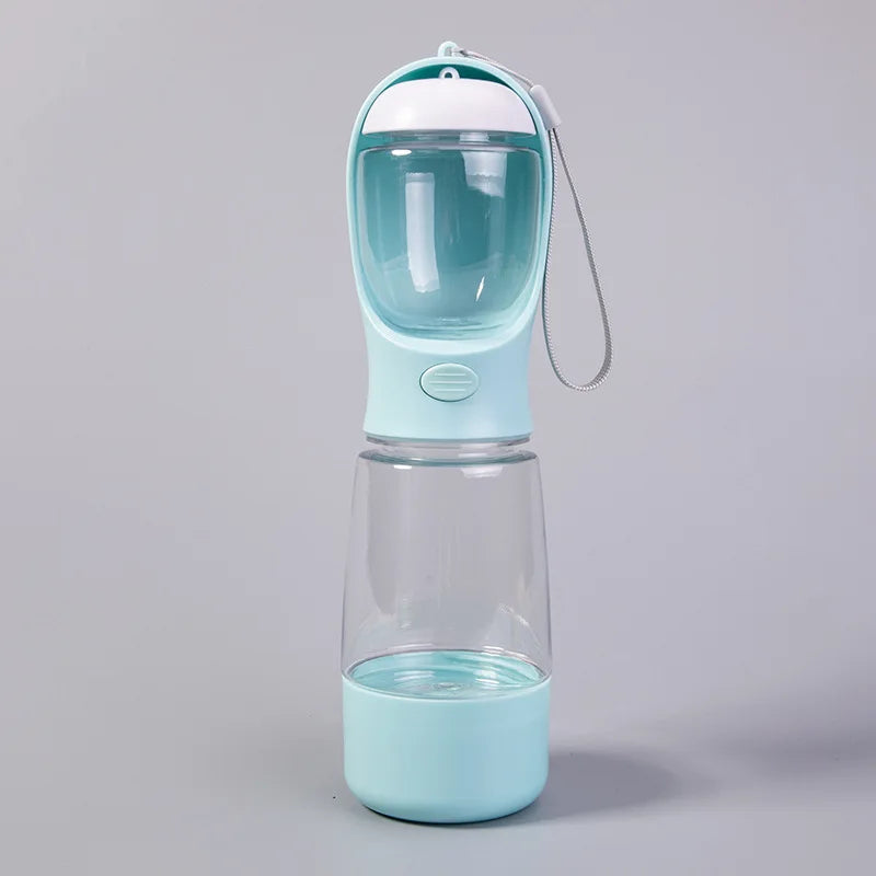 3-in-1 Dog Travel Bottle – Water, Food & Bowl