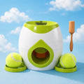 Dog Automatic Treat Dispenser Tennis Ball Launcher Interactive Food Puzzle Pet Toy Self Play Training Enrichment Durable Gift