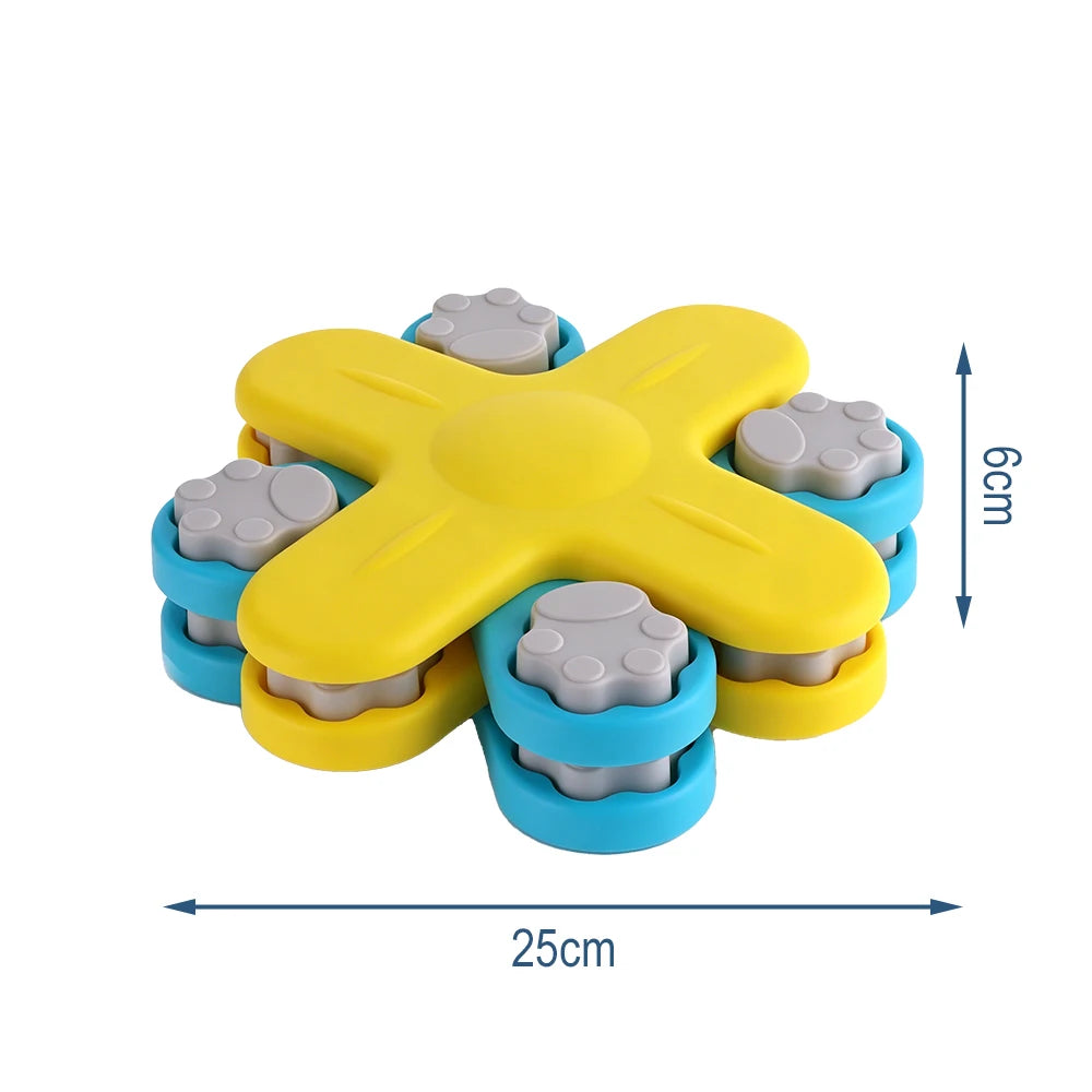 Dog Puzzle Toy Slow Feeder Interactive Treat Dispenser Pet Training Game Toy for Dogs Cats Self Play Entertainment