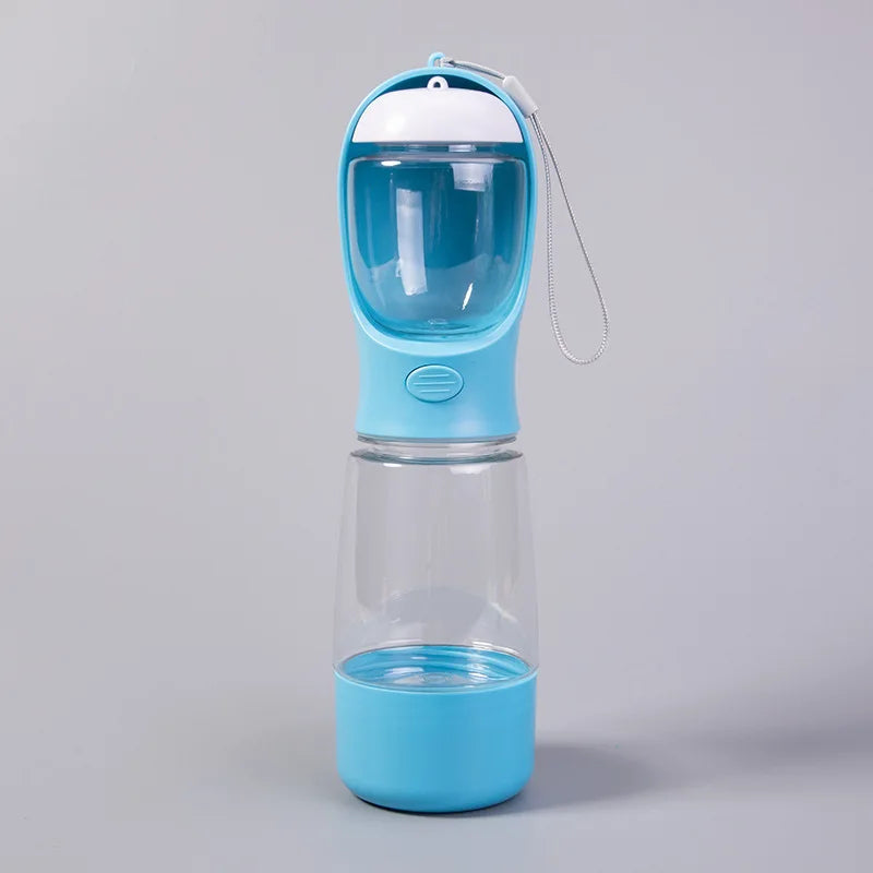 3-in-1 Dog Travel Bottle – Water, Food & Bowl