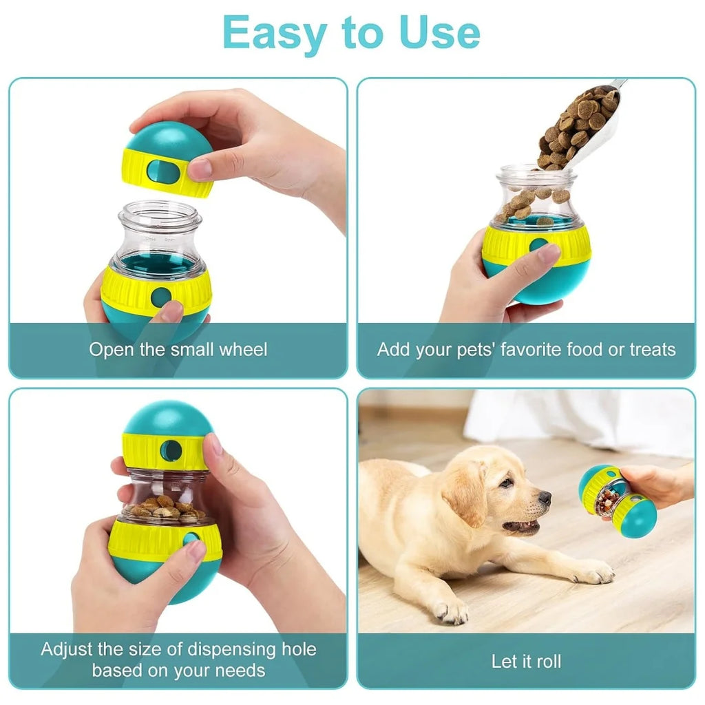 Dog Snack Ball, Adjustable Allocation Interactive Toy, Indestructible Puzzle Game, Intelligence Toy for Pets to Use when Bored
